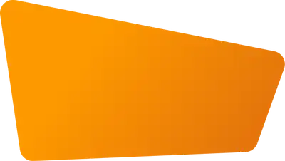Decorative orange shape