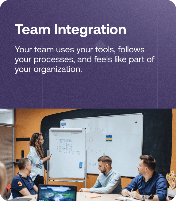 Seamless team integration for nearshore developers